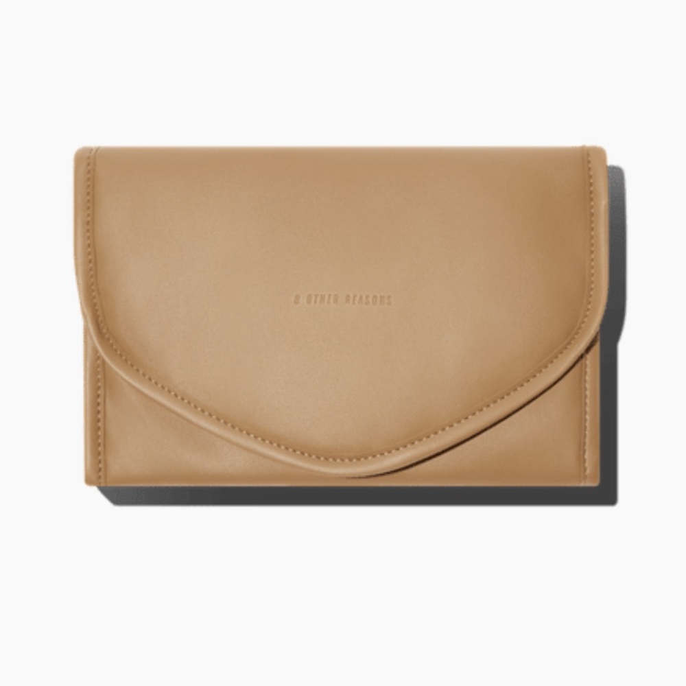 NWT 8 Other Reasons Jewelry Travel Bag in Tan